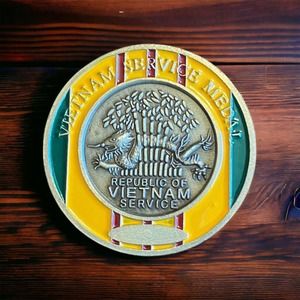 Vietnam Service Medal You are Not Forgotten Welcome Home POW MIA Challenge Coin